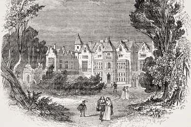 Holland House, Kensington, de "Old England&39;s Worthies", de Lord Brougham e outros, publicou Londres, em 1880