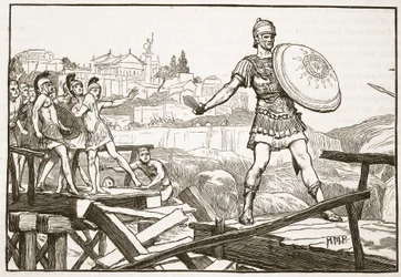 Horatius Cocles defendendo a ponte