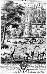 Horsmanshipp, de &39;The Gentleman&39;s Recreation&39; publicado por Richard Blome, 1686