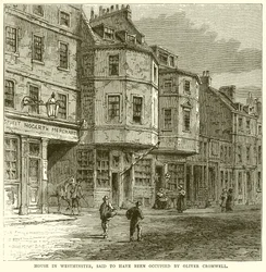 Casa em Westminster, disse ter sido ocupada por Oliver Cromwell