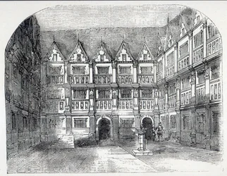 Casa de Sir Thomas Gresham, em Bishopsgate Street, Londres
