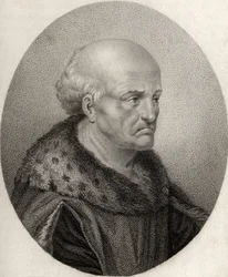 Humphrey, Duque de Gloucester, gravado por Gerimia, de "Um Catálogo dos Autores Reais e Nobres", publicado em 1806
