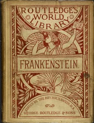 Capa ilustrada de « Frankenstein », de Mary Shelley