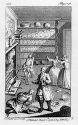 Ilustração de "A História das Aventuras de Joseph Andrews e de seu amigo, Sr. Abraham Adams", de Henry Fielding, publicado em 1742