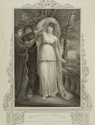 Ilustração de Troilo e Cressida, Ato III, Cena 2, de William Shakespeare (1564-1616)
