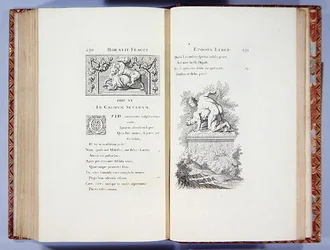 Cassius Severo, de Horace Flaci obras, impresso por John Pine 1733-7
