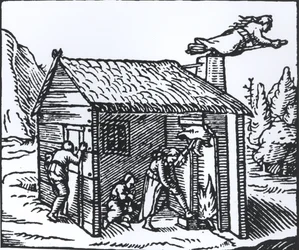 Interior de uma casa de bruxa, 1579