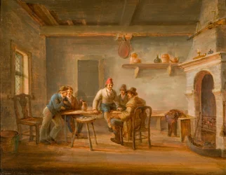 Interior de uma pousada inglesa