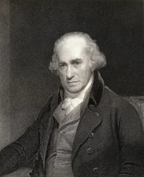 James Watt (1736-1819) da Gallery of Portraits, publicado em 1833