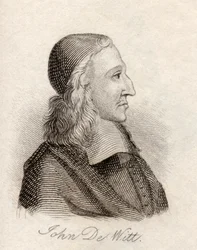 Johan de Witt, do &39;Crabb&39;s Historical Dictionary&39;, publicado em 1825