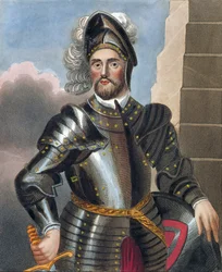 John Baliol (d.1269), depois de uma pintura na Galeria Bodleian