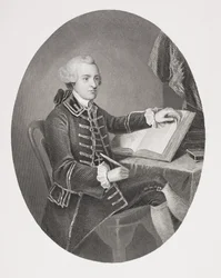 John Hancock, de «Gallery of Historical Portraits», publicado c. 1880