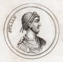 Julian the Apostate, do &39;Crabb&39;s Historical Dictionary&39;, publicado em 1825
