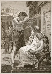 Julius Caesar recusando a coroa oferecida por Anthony