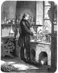 Justus von Liebig, de "The Popular Educator", c.1885 (gravura)