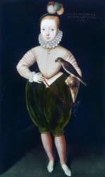 Rei James I da Inglaterra e VI da Escócia (óleo sobre tela)