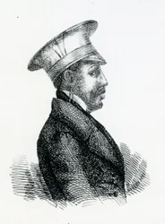 Rei Moshoeshoe I (c.1786-1870) (gravura)