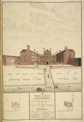 Kings 43, f.147 A View of the Navy Office, Londres
