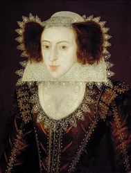 Lady Francis Fairfax, c.1610 (óleo sobre painel de carvalho)
