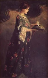 Senhora com uma Vela, c.1890