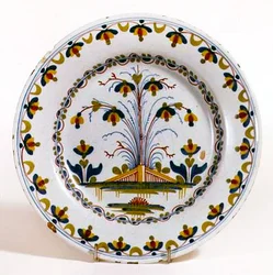 Placa de Delft de Lambeth, c.1770 (cerâmica)