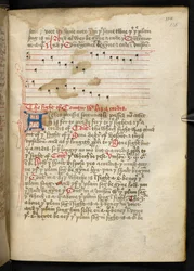 Lansdowne 763, f.115r, Volume razoavelmente escrito em pergaminho no século XV, contendo antigos e muito interessantes tratados sobre música de diversos autores.