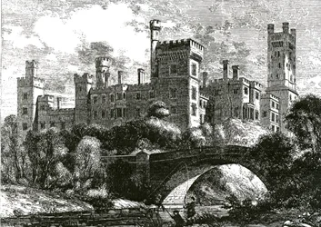 Lismore Castle, publicado em &39;Building News&39;, 1858 (gravura)