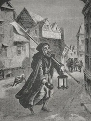 Guardião de Londres do século XVII (gravura)
