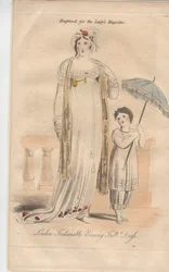 Vestido elegante de Londres à noite