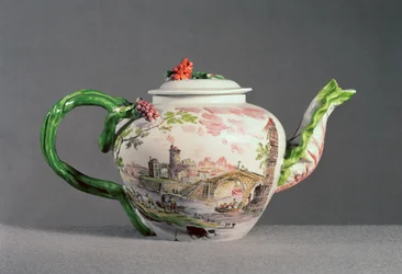 Bule Longton Hall, c.1755 (porcelana)