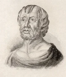 Lucius Annaeus Seneca, do &39;Crabbes Historical Dictionary&39;, publicado em 1825