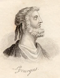Lycurgus, do "Dicionário Histórico de Crabb", publicado em 1825