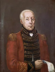 Major General Hugh Lyle Carmichael, 2º Regimento de Pé da Índia Ocidental, c.1809