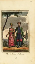Homem e mulher da Armênia