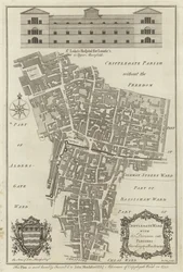 Mapa de Cripplegate Ward, London