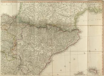 O mapa de Espanha foi usado pelo Duque de Wellington.