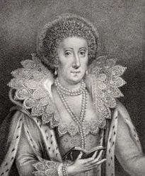 Mary Herbert, ilustração de &39;Um catálogo de autores reais e nobres, Volume II&39;, publicado em 1806
