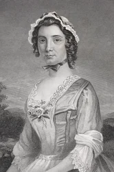 Mary Philipse, da &39;Galeria de Retratos Históricos&39;, publicada em 1880