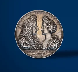 Medalha comemorativa da coroação de Guilherme e Maria, 1689 (anverso de 419668)