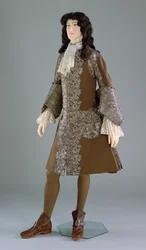 Casaco para homem, 1720 (bordado a oeste do País de Gales)