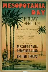 Dia da Mesopotâmia, em prol do Fundo de Conforto da Mesopotâmia para as Tropas Britânicas, sexta-feira, 13 de abril