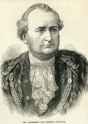 Sr. Alderman e Sheriff Nottage do The Illustrated London News, 10 de novembro de 1877