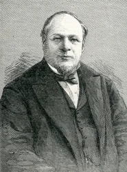 Sr. John Young, prefeito de Sydney, ilustração de The Graphic 8 de maio de 1886