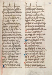 Ms326 f124r, Confessio Amantis por John Gower (caneta e tinta sobre velino)