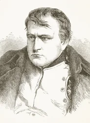Napoleão I, Imperador dos Franceses, de "A História Nacional e Doméstica da Inglaterra" por William Hickman Smith Aubrey (1858-1916) publicou Londres, c.1890