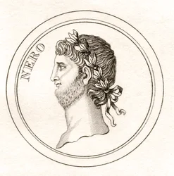 Nero, do &39;Crabb&39;s Historical Dictionary&39;, publicado em 1825