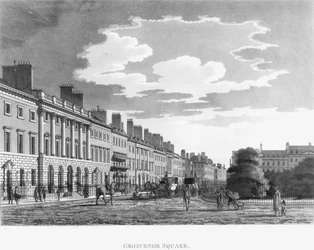 Lado Norte da Praça Grosvenor, 1800