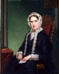 Old Lady in Widows Weeds, c.1850 (óleo sobre tela)