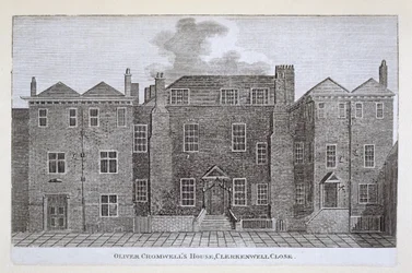 Oliver Cromwells House, Clerkenwell Close, século XIX