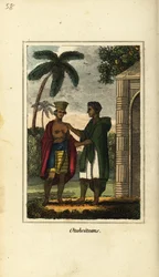 Otaheitanos ou nativos do Tahiti, Polinésia